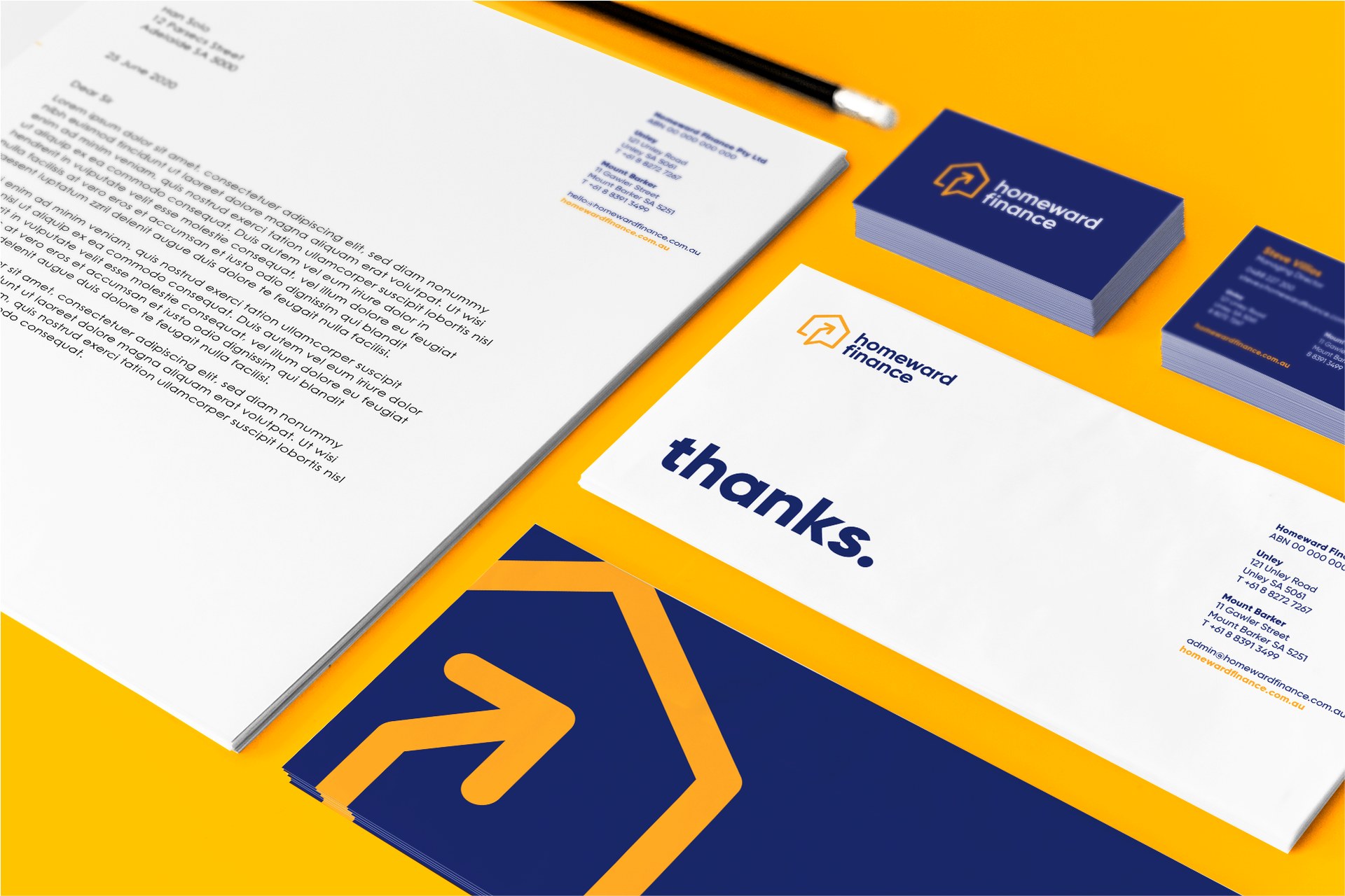 Homeward Finance Brand Identity